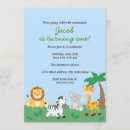 Recherche de boy 1ans anniversaire invitations Anniversaire de la jungle