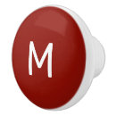 Recherche de rouge blanc boutons et poignées de porte Simple