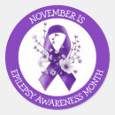 Recherche de épilepsie autocollants Violet