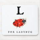 Recherche de coccinelle rouge tapis souris Illustration