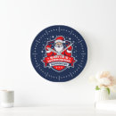 Recherche de pôle nord horloges Santa claus