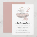 Recherche de tutu rose invitations Ballerine