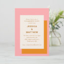 Recherche de orange fiançailles invitations Simple