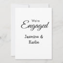 Recherche de fiancée invitations Nous sommes fiancés