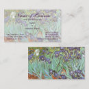 Recherche de van gogh cartes visite Iris