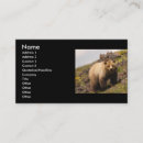 Recherche de ours gris cartes visite Mignon