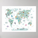 Recherche de carte du monde art World