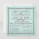 Recherche de bleu carrées invitations Unique