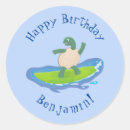 Recherche de tortue drôle autocollants Tortue de mer