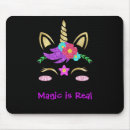 Recherche de licorne magique tapis souris Retour à l'école