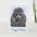 Recherche de caniche jouet vœux cartes Dog