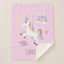 Recherche de unicorn blankets Jeune fille