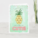 Recherche de ananas anniversaire cartes Aquarelle