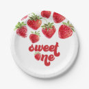 Recherche de fraise assiettes Sucré