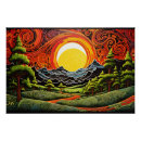 Recherche de graphique abstrait art Paysage