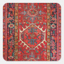 Recherche de motif oriental autocollants Rouge