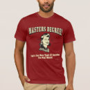 Recherche de masters degree tshirts Étudiant