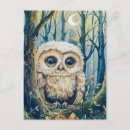 Recherche de jeune hibou cartes postales Faune