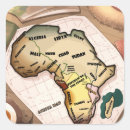 Recherche de map autocollants Afrique