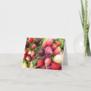 Recherche de légumes frais vœux cartes Vert