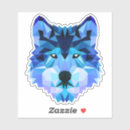 Recherche de loup bleu autocollants Animaux