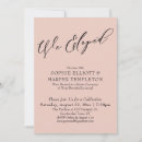 Recherche de elopement celebration invitations Jeunes mariés