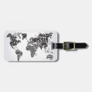 Recherche de géographie bagages étiquettes Typographie