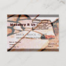 Recherche de maçon de brique cartes visite Affaires