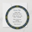 Recherche de tartan invitations Vert