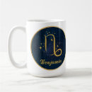 Recherche de signe zodiaque capricorne tasses Bleu