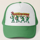 Recherche de vert de rayure casquettes Mignon