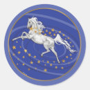 Recherche de cheval bleu autocollants Noël
