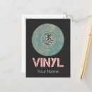 Recherche de disque vinyle cartes postales Joueur d'enregistrement