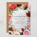 Recherche de bohemian save the dates Floral
