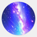 Recherche de galaxie bleue autocollants Cosmos