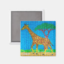 Recherche de de girafe refrigérateur magnets Savane