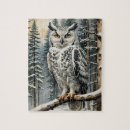 Recherche de oiseau de neige puzzles Hiver