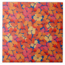 Recherche de rose floral carreaux Bleu
