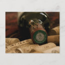 Recherche de bouchon de vin cartes postales Rouge
