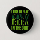 Recherche de jardinier badges Vert