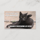 Recherche de chats drôles cartes visite Animal de compagnie