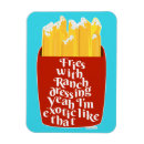 Recherche de frites magnets Humour