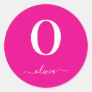 Recherche de monogram bridal shower autocollants Élégant