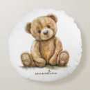 Recherche de ours brun coussins Aquarelle