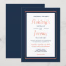Recherche de corail mariage invitations Classique