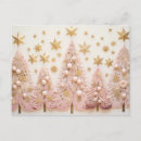 Recherche de arbre de noël rose cartes postales Moderne
