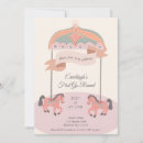 Recherche de cheval de carrousel invitations Jeune fille