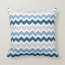Recherche de chevron bleu coussins Sophistiqué