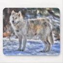 Recherche de loup blanc tapis souris Loups