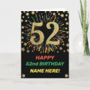 Recherche de de 52 ans anniversaire cartes Amusant